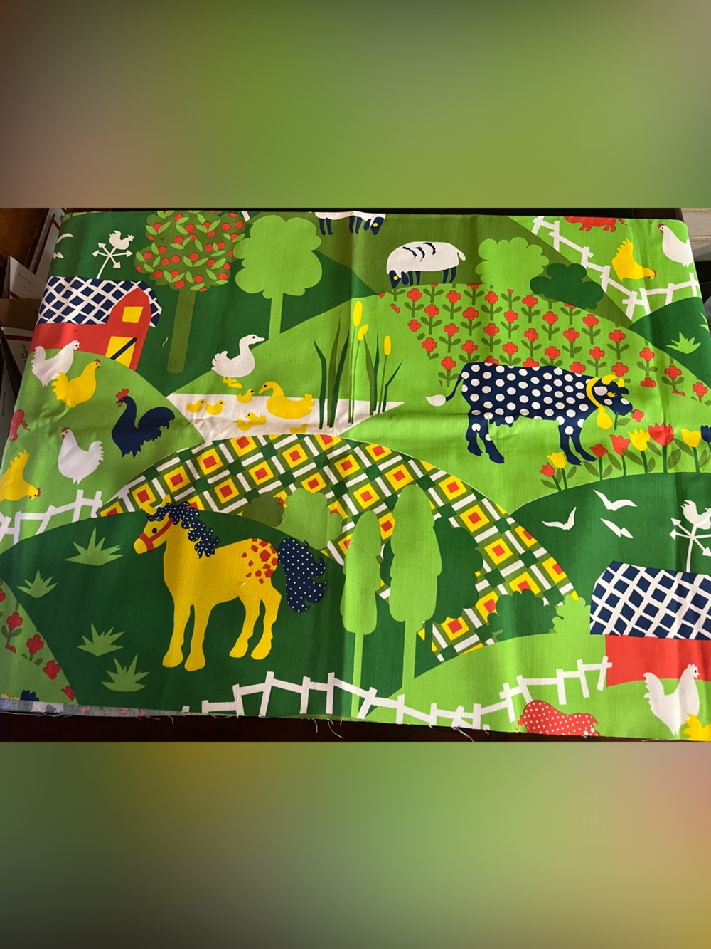 Heavy Duty Fabric-Playful Pasture Print